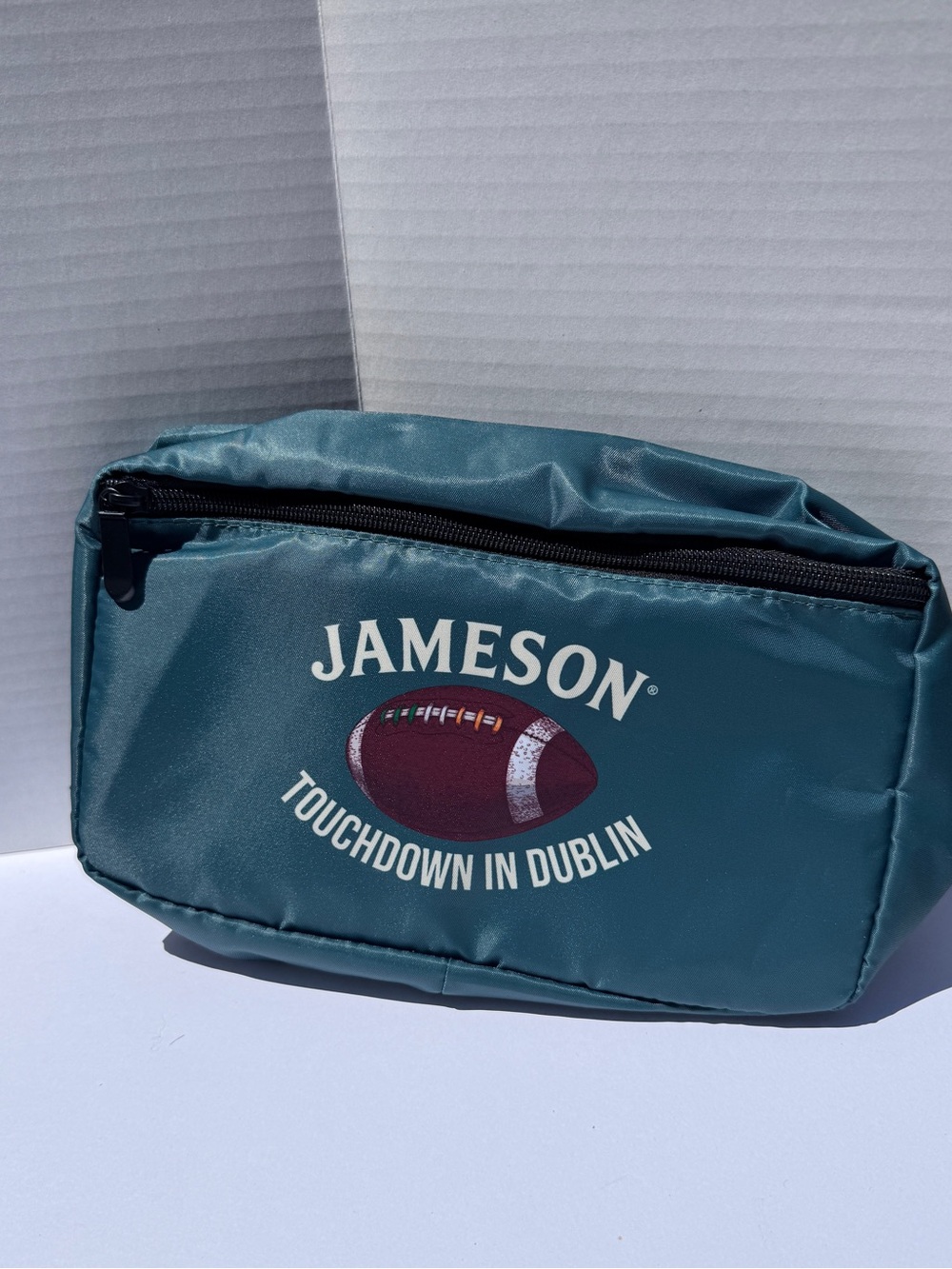 Jameson Touchdown Football in Dublin Fanny Pack NEW with Drink Holder